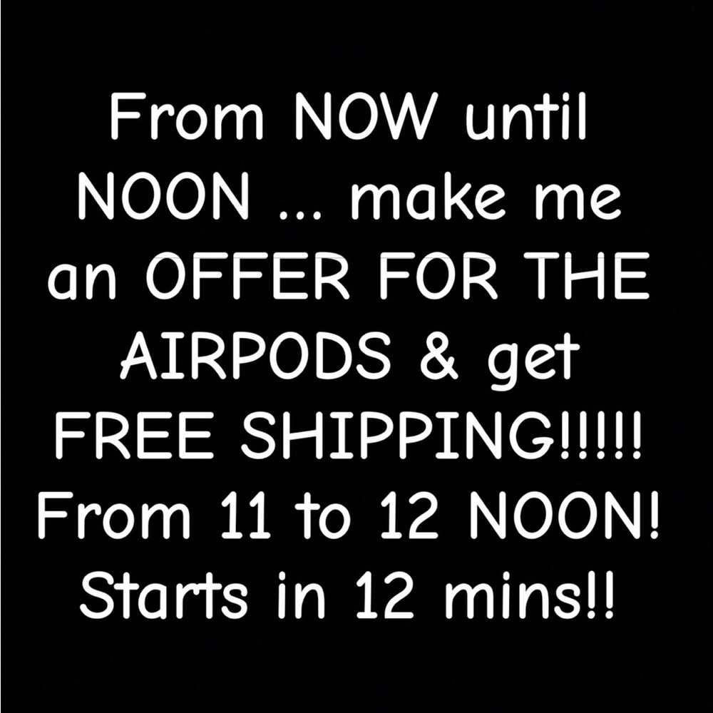 AirPods with Free Shipping Offer